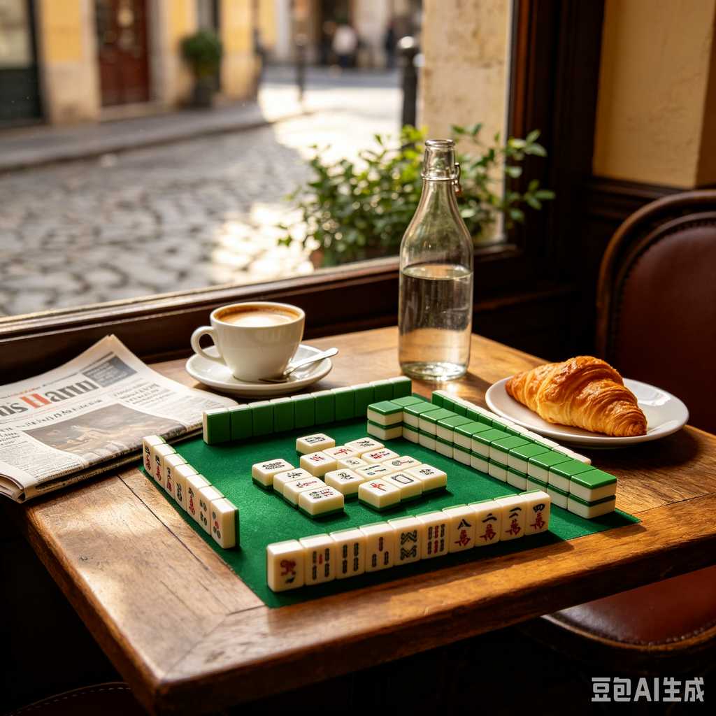 traditional oriental mahjong tiles
