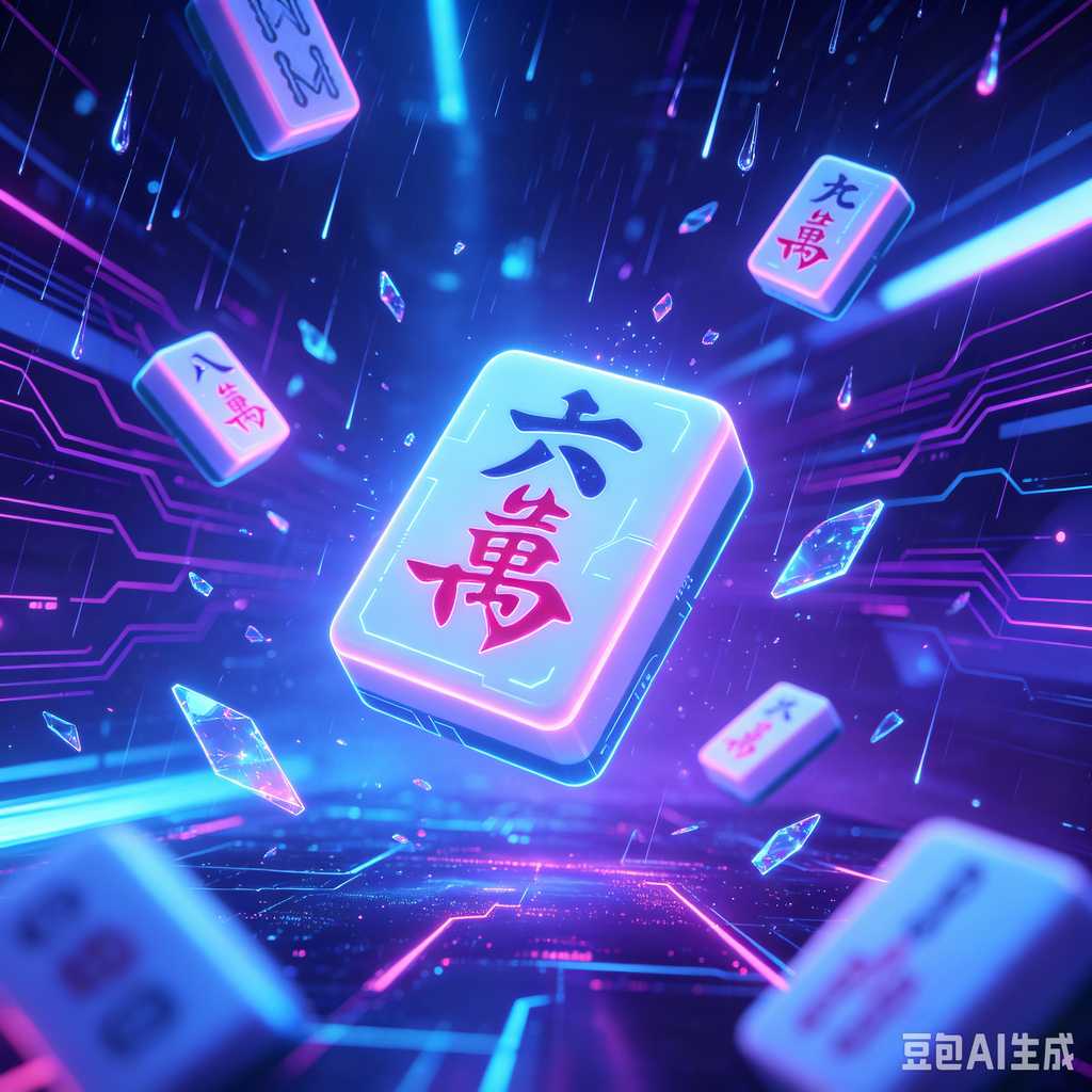 elegant text mahjong tiles