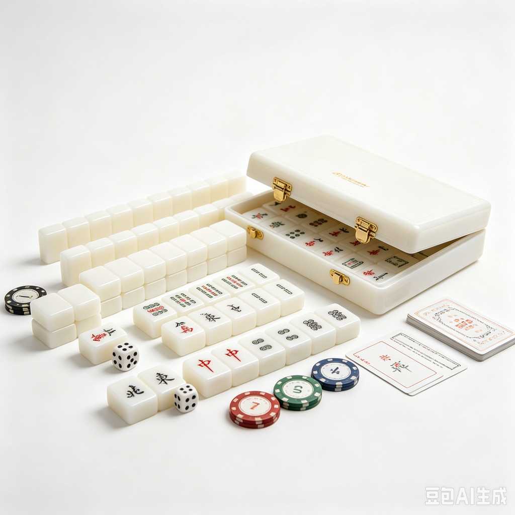 chinese mahjong accessory set