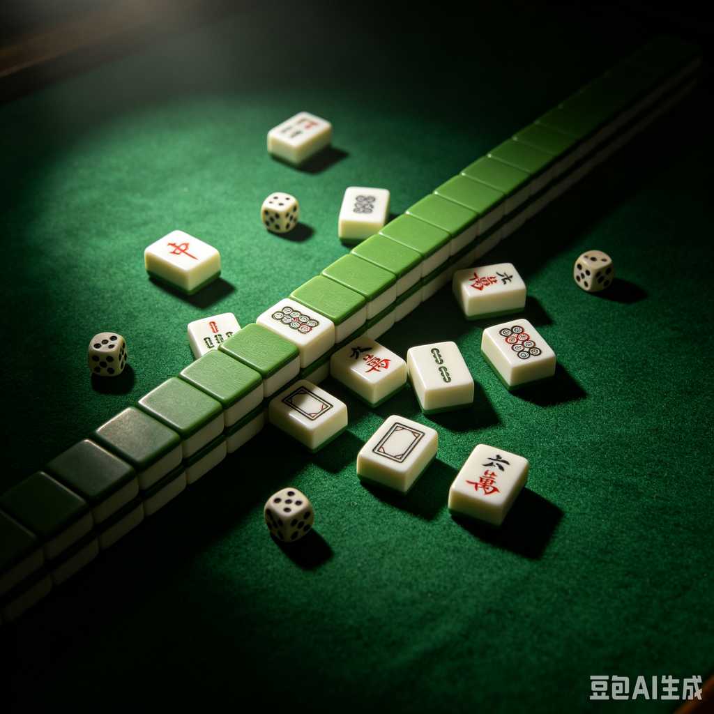 stylish text mahjong set