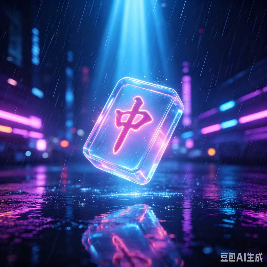 minimal text mahjong set